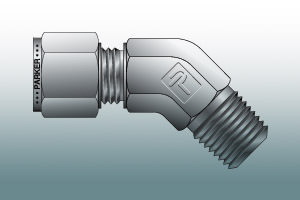 MVELN 45° male elbow